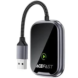 Адаптер Acefast QC1 car wireless CarPlay/Android Auto Gray