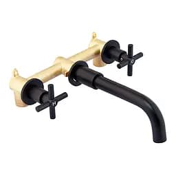 Cмеситель для умывальника Mixxus DVE-001 Inner встраиваемый Black MI6022 Черный матовый