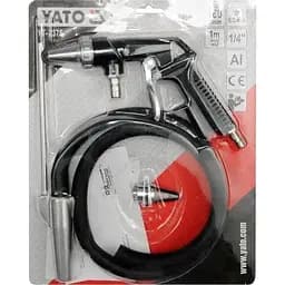 Пістолет піскоструйний зі шлангом YATO на квадрат 1/4 Ø=6.3 мм (YT-2375) - мініатюра 2