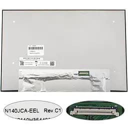 Матриця 14.0" N140JCA-EEL 1920х1200, 30pineDP, IPS, LED, SLIM без додаткової панелі, матові, роз'єм праворуч внизу для ноутбука