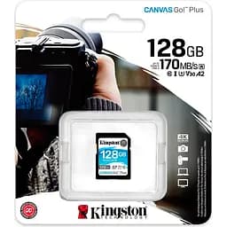 Карта пам'яті Kingston SDXC Canvas Go! Plus 128GB Class 10 UHS-I U3 V30 [SDG3/128GB] [100870] - мініатюра 3