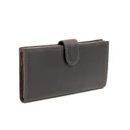 Портмоне вертикальное винтажное с кнопкой Tiding Bag M39-FA29DB