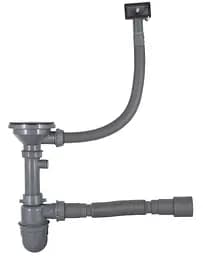 Кухонна мийка Brinex 510-D 0,8 мм, врізна BRIN510MDEC08 - мініатюра 7