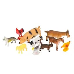 Игровой набор фигурок Bambi Домашние животные Н641-3, 10 штук в комплекте