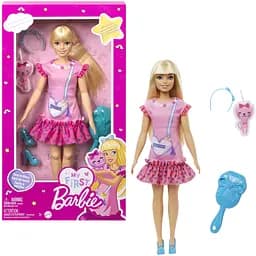 Лялька Barbie Моя перша Barbie Білявка з кошеням (HLL19) - мініатюра 2