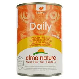 Вологий корм для котів Almo Nature Daily Menu Сat, курка, 400 г (165)