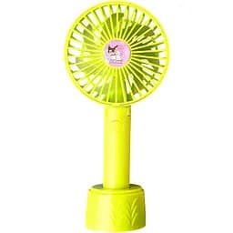 Дитячий портативний USB-вентилятор Куромі та Мелоді салатовий (2628-12)