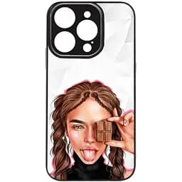TPU+PC чехол Prisma Ladies для Apple iPhone 14 Pro 6.1" Chocolate, TPU+PC