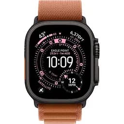 Смарт-годинник Apple Watch Ultra 3 49mm Black Titanium Case with Terra Cotta Alpine Loop Medium (MG9E4) - мініатюра 2