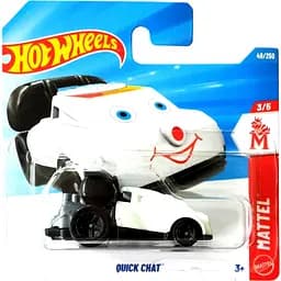 Базова машинка Hot Wheels Mattel Quick Chat біла (5785) JJK82-N521