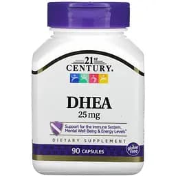 Дегидроэпиандростерон 21st Century DHEA 25 мг 90 капсул