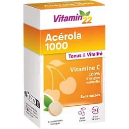 Ацерола Vitamin'22 1000 мг 24 жувальних таблетки