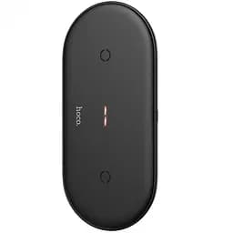 Бездротовий зарядний пристрій Hoco CW23 2in1 10W Black