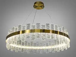 Люстра стельова LED LUXON Diasha 828/800BR, 90W, хром, 4950 лм, регульована висота, для кухні та інтер'єру
