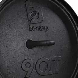 Казан з кришкою Bo-Camp Dutch Oven Cast Iron 31 cm/7.1 L Black (2122415) - мініатюра 3