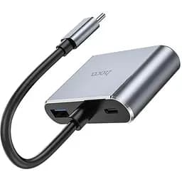 Usb-C Хаб адаптер разветвитель Hoco HB30 to HDMI VGA Usb PD