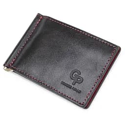 Зажим для денег кожаный GRANDE PELLE 12х8х0.7 см acs0018644