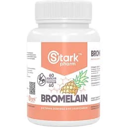 Натуральна добавка Stark Pharm Bromelain 300 mg 60 капсул