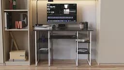 Комп'ютерний стіл Тім 75x120x60 білий ДСП Сосна Кембра 16мм FRD-102298 - мініатюра 4