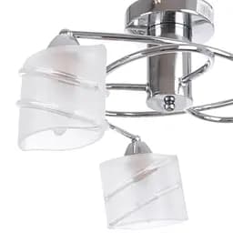 Люстра стельова Brille для коридору E14 40W CH (LK-519C/3) - мініатюра 6