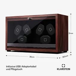 Ротомат скринька для автопідзаводу годинника Klarstein Brienz 6 (10045572) - мініатюра 4