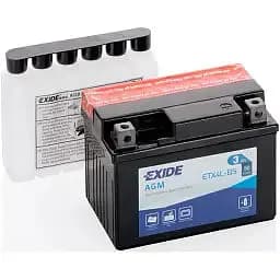 Акумулятор Мото Exide ETX4L-BS AGM 3Ah Ев (-/+) 50EN 113x70x85 мм - мініатюра 2