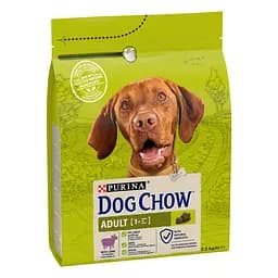 Сухий корм для собак Dog Chow Adult 1+, з ягням, 2,5 кг - мініатюра 2