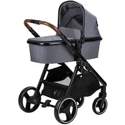 Коляска для ребенка универсальная 4 в 1 FreeON Bloom dark grey (49690)