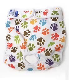 Hippie Pet Багаторазовий підгузник для собак-сук XS лапки - мініатюра 2