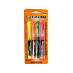 Текстовыделители 4 цвета Bambi 866-4 ширина линии 1-4 мм