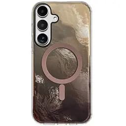 Чохол TPU Shiny Mountain (MagFit) для Samsung Galaxy S23 FE Chocolate