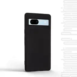 Чехол-накладка для смартфона Google Pixel 7a, противоударный, силиконовый, термополиуретановый (ТПУ), с защитой камеры и корпуса, черный, защита всего корпуса, ArmorStandart (ARM70857) - мініатюра 2