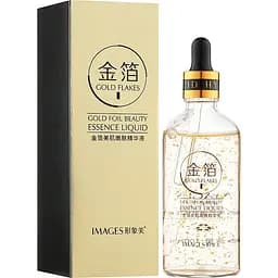 Антивозрастная сыворотка для лица с гиалуроновой кислотой и золотом Images Gold Flakes 100 мл