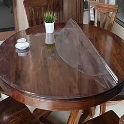 М'яке скло силіконова скатертину на стіл Soft Glass Захист для меблів (3.7х1.2 м) товщина - 2,0 мм Прозоре - мініатюра 6