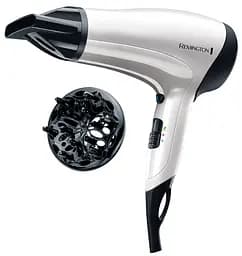 Фен Remington D3015, White/Black, 2000W, 3 режими, 2 швидкості, подача холодного повітря