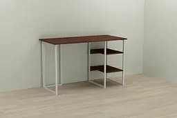 Компьютерный стол Ferrum-decor Кевин 75x140x70 белый ДСП Венге 16мм (FRD-105883)