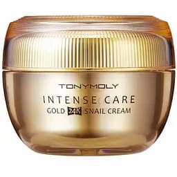 Крем для обличчя Tony Moly Intense Care Gold 24K Snail Cream, з муцином равлика та золотом, 45 мл