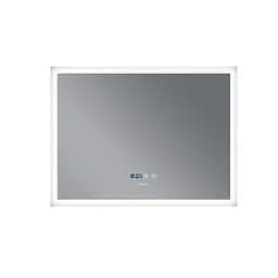Дзеркало Mixxus Flat MR04-100x60 (LED Touch, годинник, антизапотівання, димер, регулювання яскравості) MI6008 - мініатюра 9