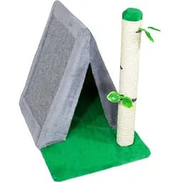 Дряпка Lucky Pet Будиночок сизалевий Бивак, сіра