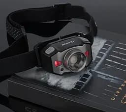 Налобний ліхтар Boruit B33 XP-G2 + 2*3030 водонепроникний ліхтарик - мініатюра 4