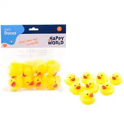 Набір іграшок для ванної Johntoy Happy World Ducks, 8 шт. (22196) - мініатюра 2