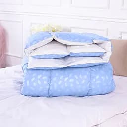 Ковдра пухова MirSon Karmen №1855 Bio-Blue, 90% пух, євростандарт, 220x200, блакитна (2200003014273) - мініатюра 10