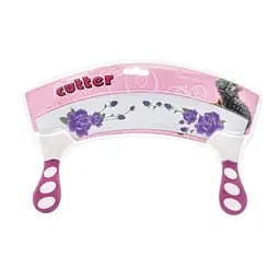 Нож для нарезки сыра и масла с двумя пластиковыми ручками 24х4.5 см, Kitchen Master Белый 85720