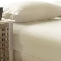 Набор Hobby Gold Series Простыня на резинке + наволочка, односпальный, бежевый (132924)