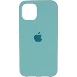 Чохол Silicone Case Full Protective (AA) для Apple iPhone 13 mini (5.4) Бірюзовий / Marine Green
