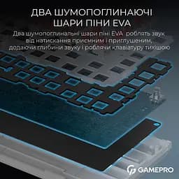 Клавіатура GamePro Asgard Valhalla 75% Exploded QLAB Orange Switches (MK160B Pro) - мініатюра 14
