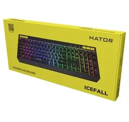 Клавіатура Hator Icefall, Black, USB, мембранна, RGB підсвічування (8 зон), 3 кнопки з профілями пам'яті, 1.8 м (HTK402UA) - мініатюра 6