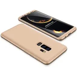 Чохол-накладка GKK 3 in 1 Hard PC Case Samsung Galaxy S9+ Gold