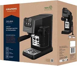 Кавомашина GRUNDIG KSM 5330 із вбудованим контейнером для молока, потужність 1628 Вт, тиск насоса 15 бар, подвійна насадка - мініатюра 4