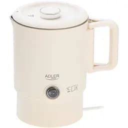 Электрочайник Adler AD 1388b дорожный 650 Вт/ 0,8 л/ двойные стенки/ автовыключение/бежевый